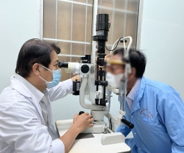 Bệnh viện Mắt - Da liễu Cà Mau cấp cứu kịp thời ca vỡ nhãn cầu mắt phải do tai nạn lao động