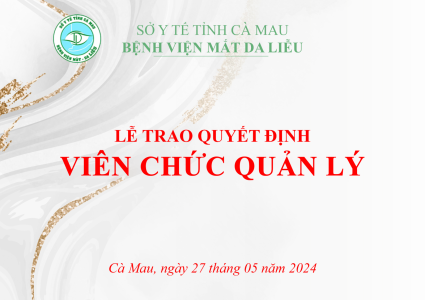 Lễ trao Quyết định Viên chức quản lý