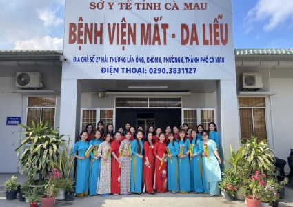Buổi Họp Mặt Kỷ Niệm Ngày 8/3 và Cuộc Khởi Nghĩa Hai Bà Trưng tại Bệnh viện Mắt - Da liễu Cà Mau