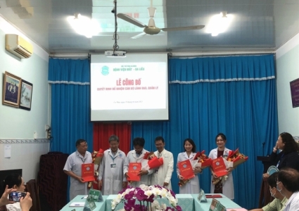 Lễ công bố Quyết định bổ nhiệm cán bộ lãnh đạo, quản lý